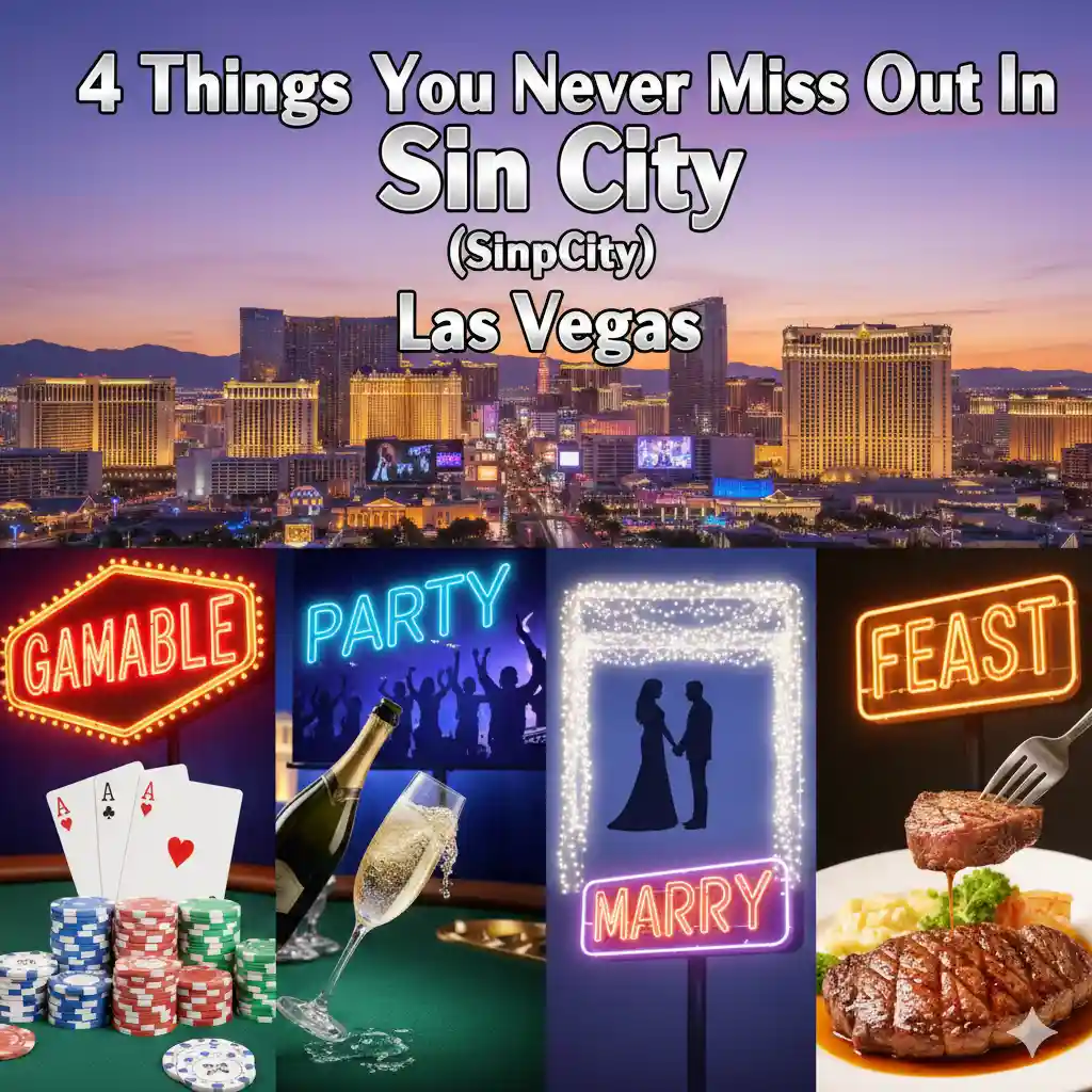 4 Things You Never Miss Out In Sin City (SinpCity) Las Vegas